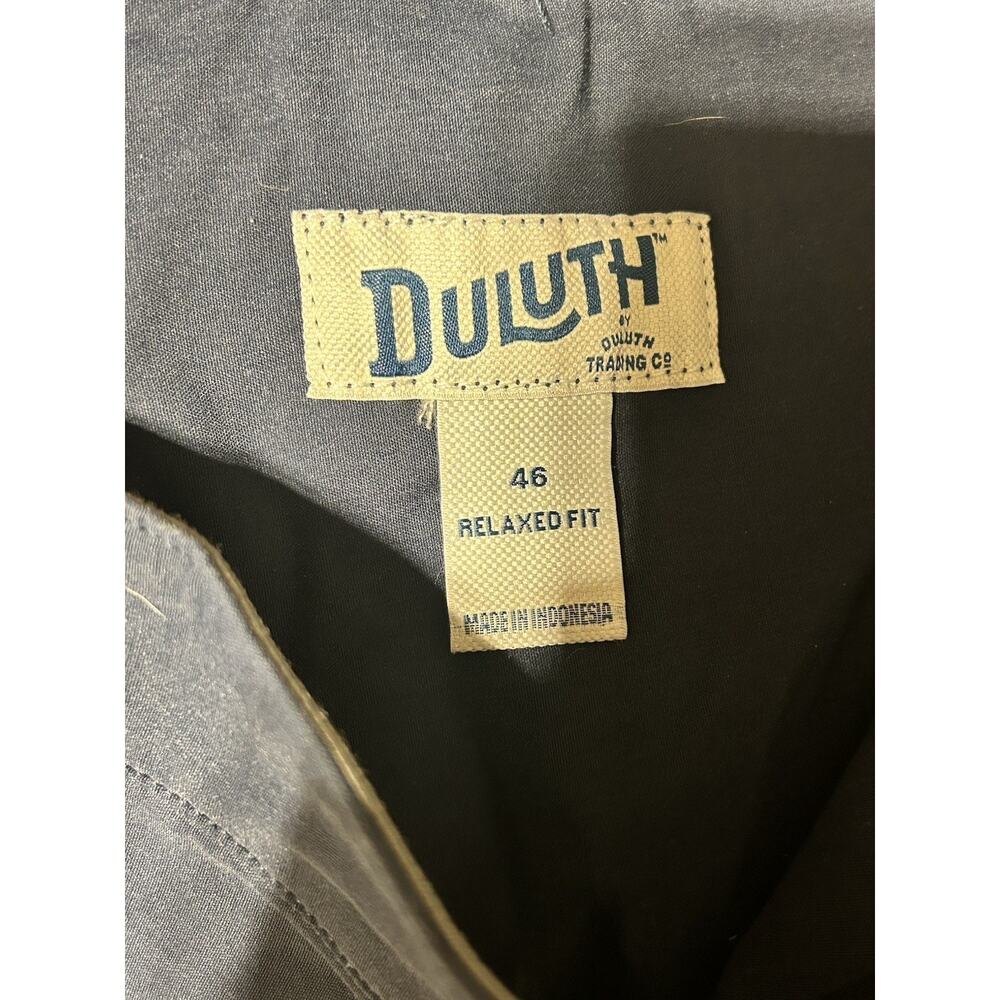 DULUTH FLEX DRY ON THE FLY Shorts Mens Size 46 Blue Nylon Spandex Cargo Hiking - Picture 3 of 7